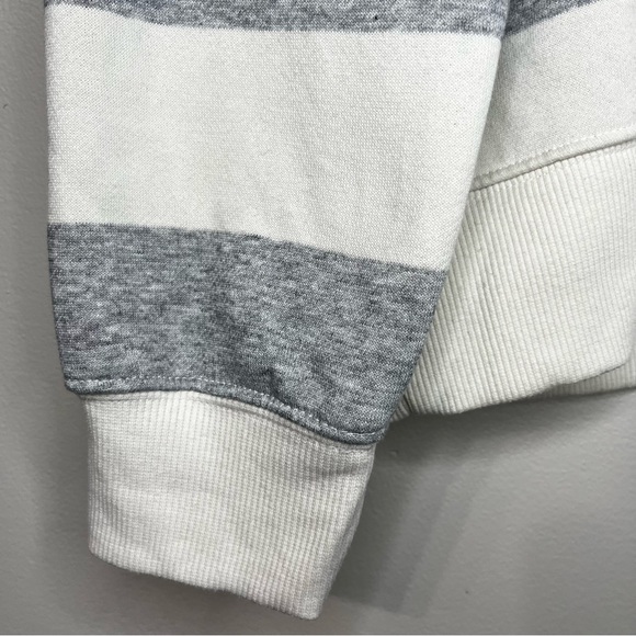 #184 George Grey and Cream Striped Sweater - Picture 5 of 9